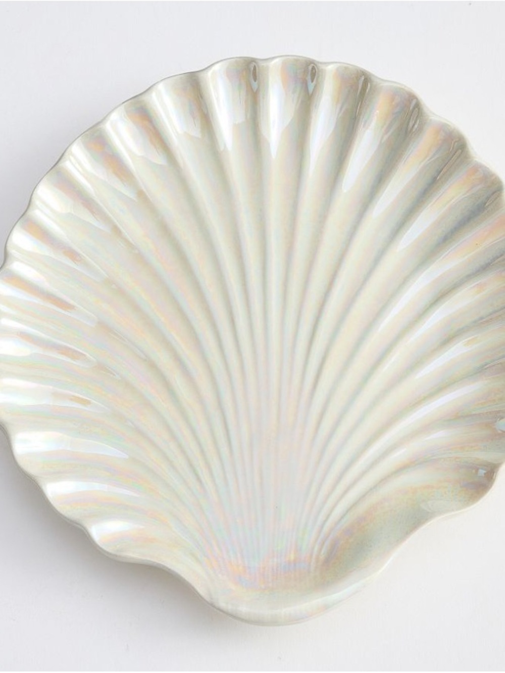 Pottery Barn Iridescent Pearl Shell Dish